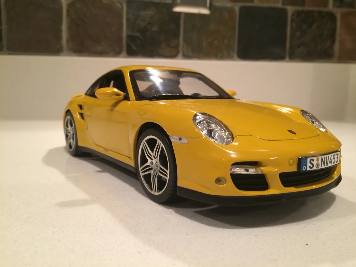 48511 997 turbo diecast model detailing