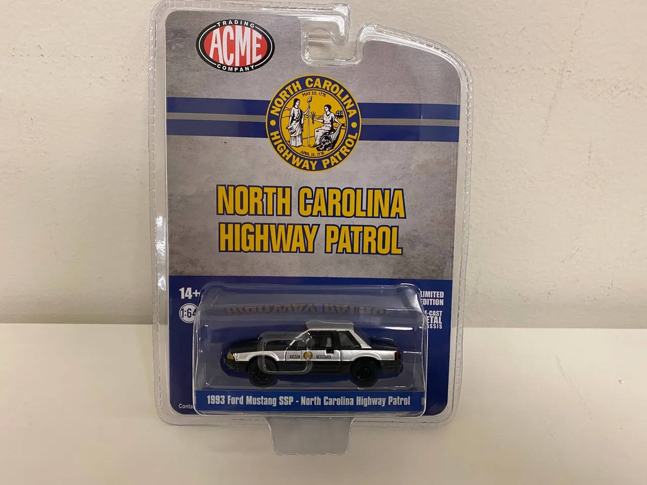 48630 nc highway patrol helicopter diecast
