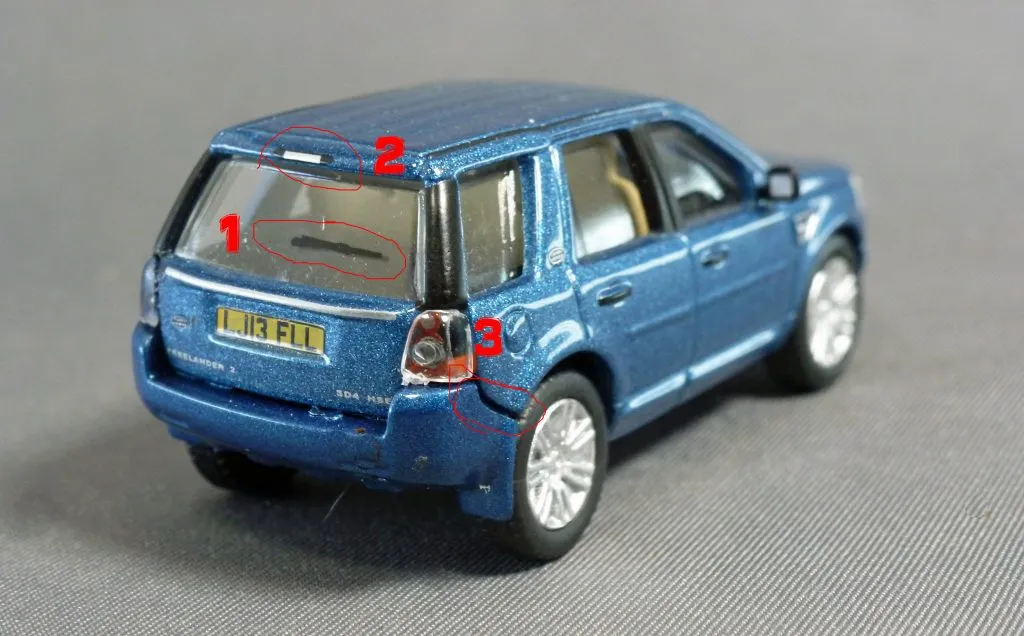 48684 freelander 2 diecast model detail