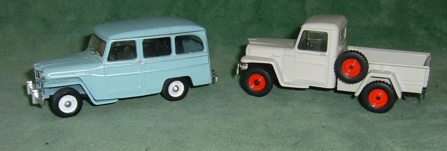 48753 jeep wagoneer diecast model display