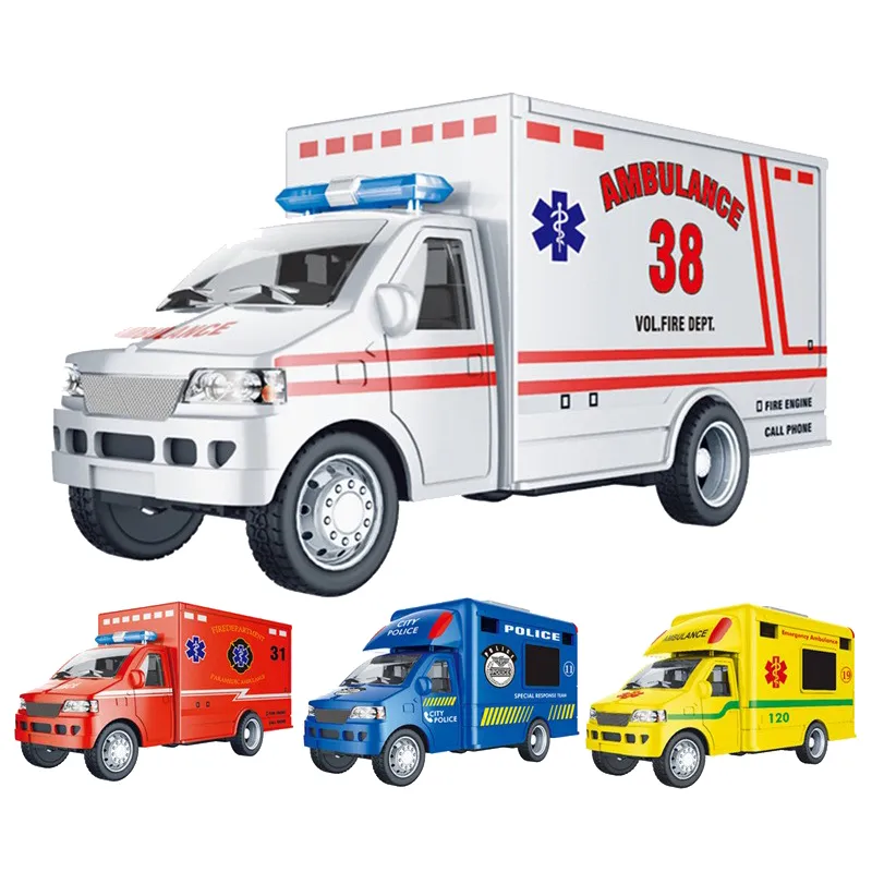 48756 small diecast police car 3