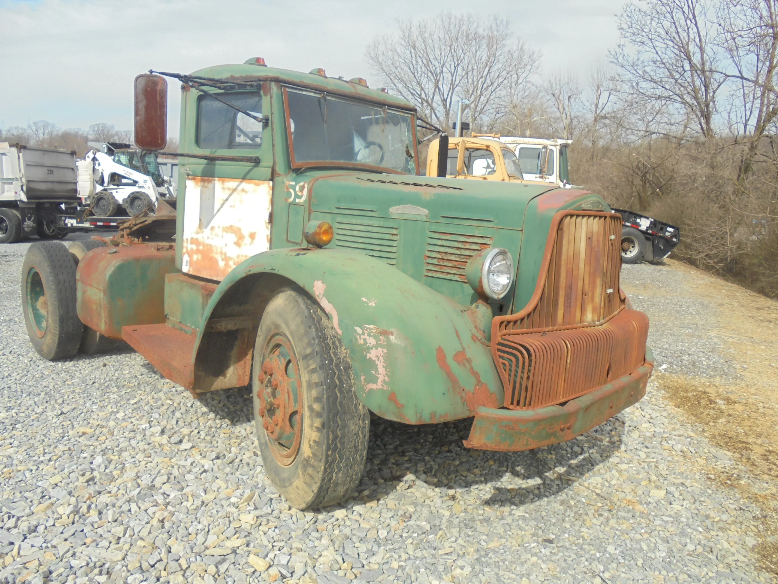 48774 rare diecast brockway truck