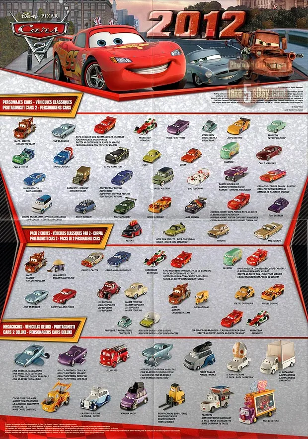 48779 cars diecast collection