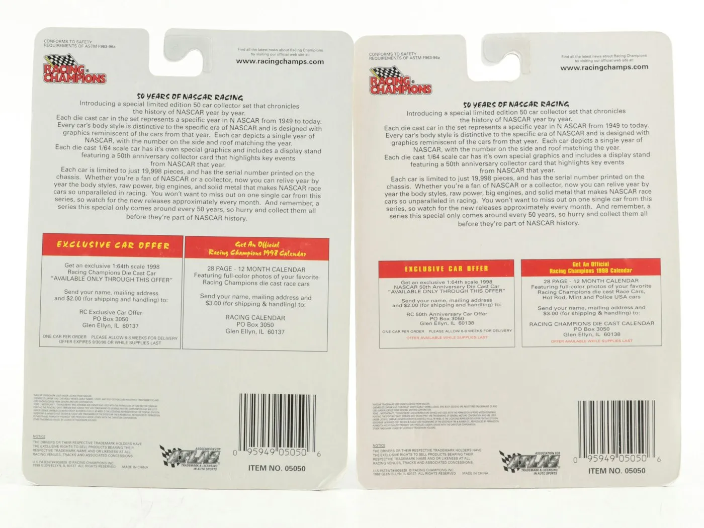 48802 nascar diecast cars 4