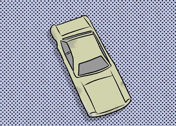 48816 applying decals to diecast car