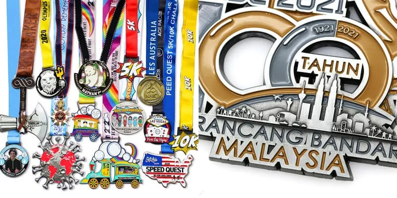 48849 custom diecast medals participant